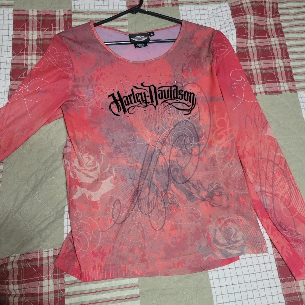 Ladies Harley Davidson Long Sleeve